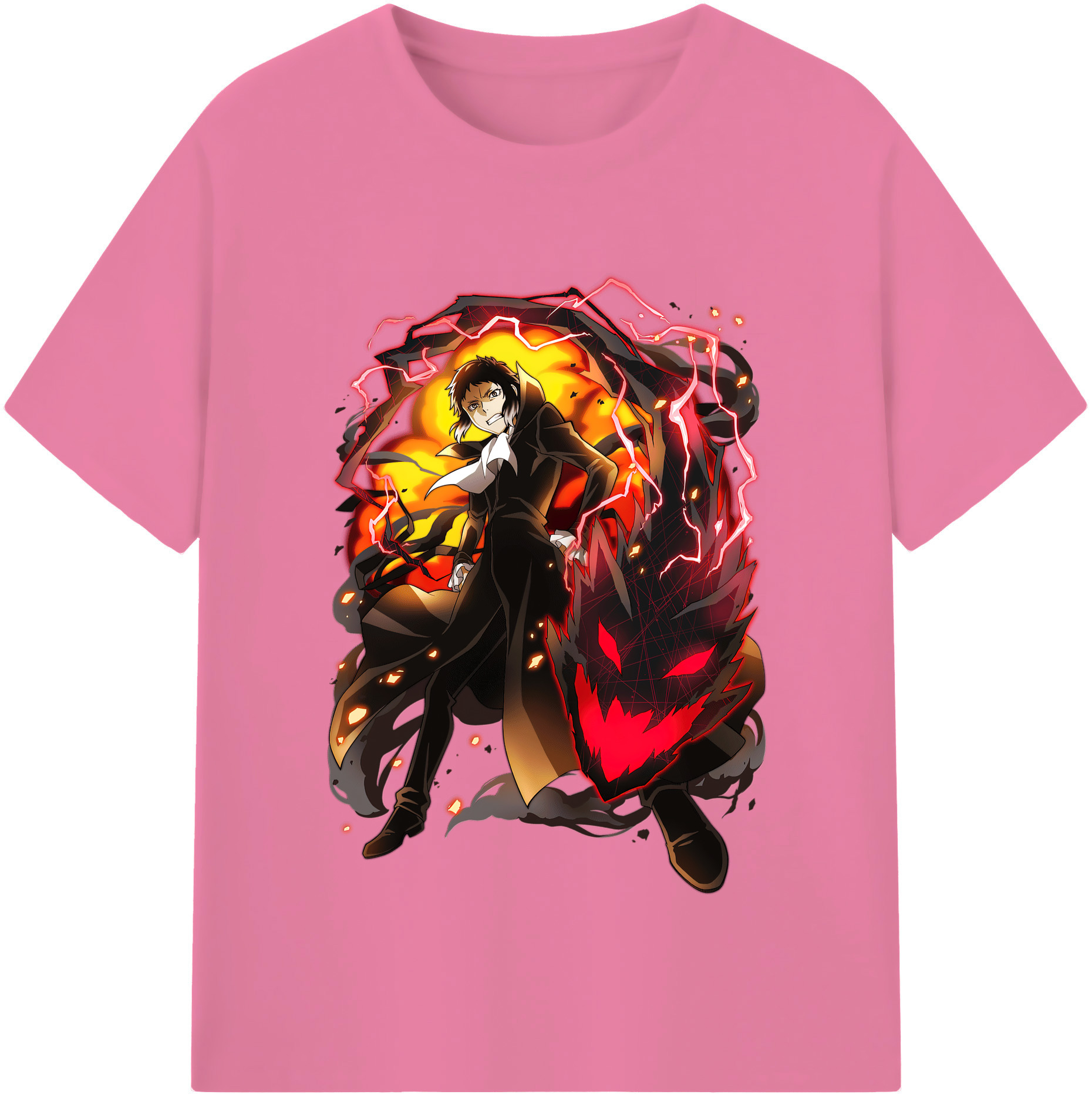 （画像用） 文豪ストレイドッグス Bungo Stray Dogs 綿100％半袖Tシャツ（フロントプリント）